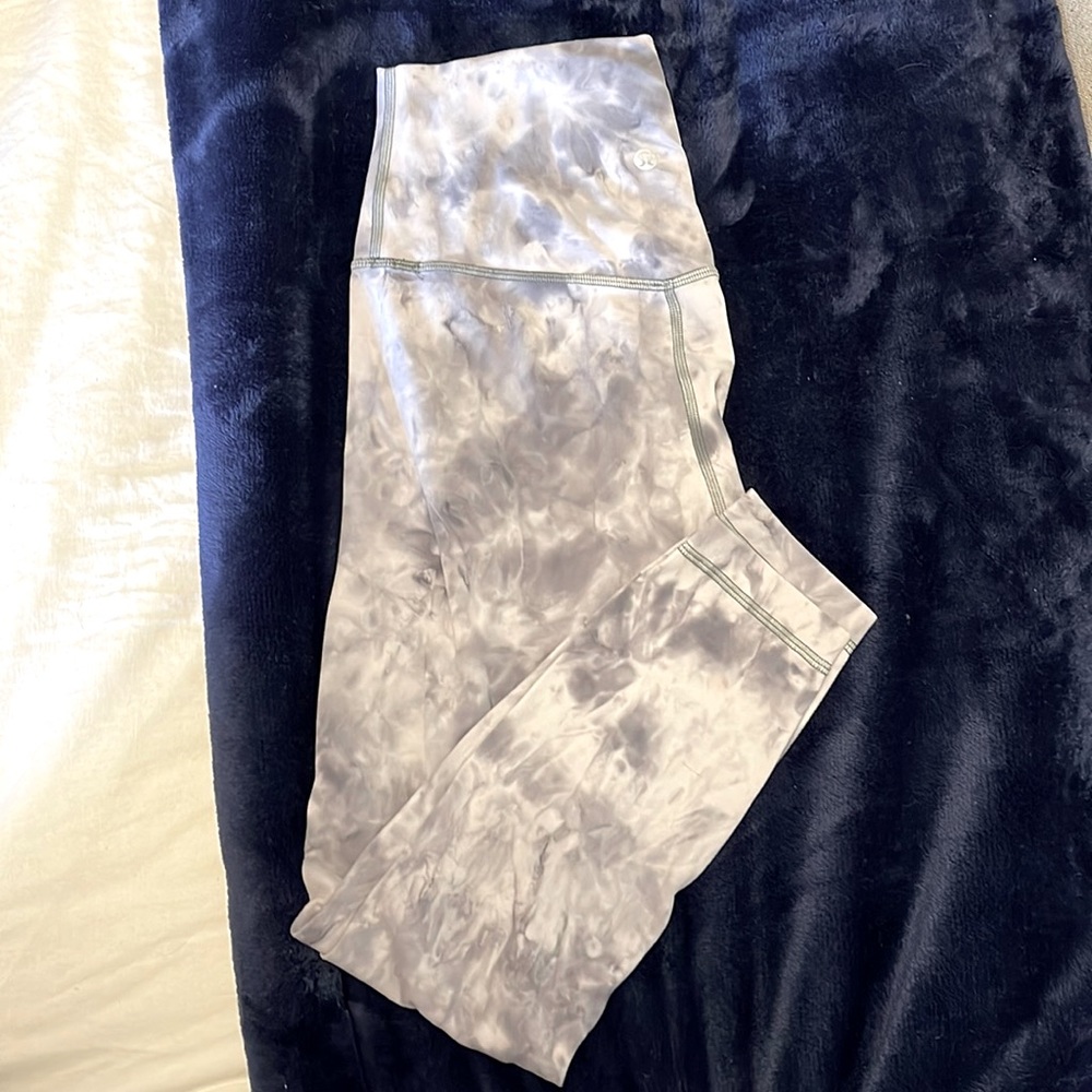 multicolored Lululemon align leggings size 4 length 25 inches.